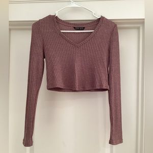Waffle Knit Long Sleeve